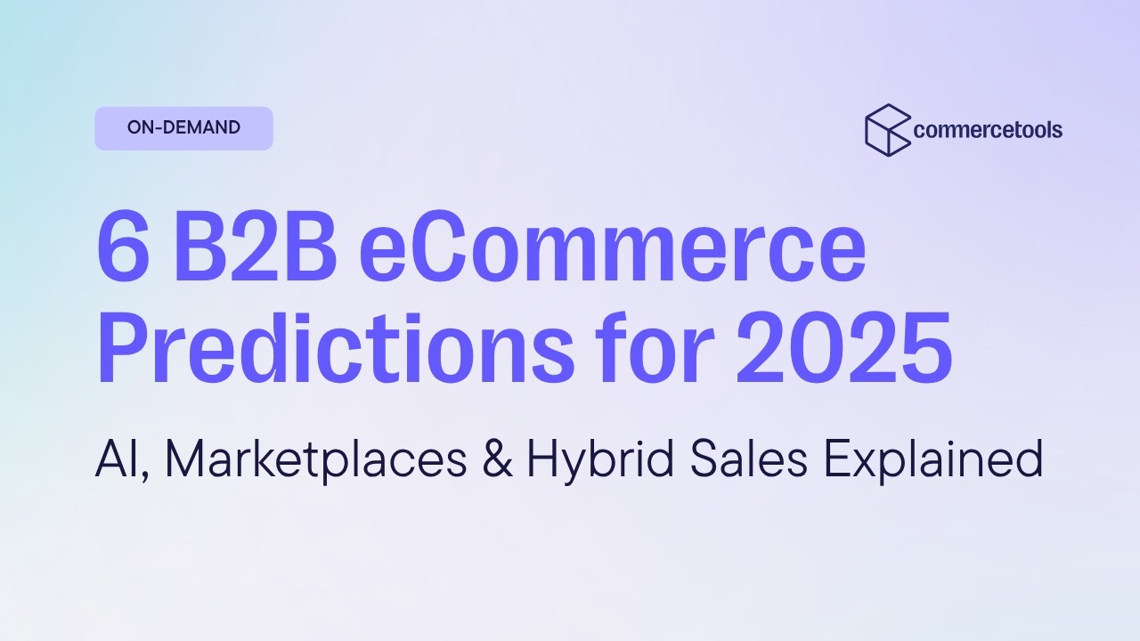 6 B2B eCommerce Predictions for 2025 (AI, Marketplaces & Hybrid Sales Explained)