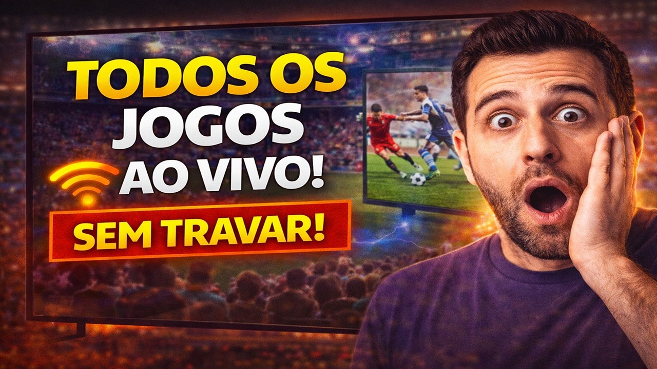 MELHOR APP PARA VER FUTEBOL AO VIVO EM 2026! SEM TRAVAR! COMO ASSISTIR TODOS OS JOGOS!