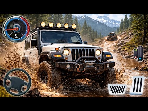 MUD Thar Mountain 4x4 Jeep Drive - Offroad Car Driving SUV Simulator - Android Gameplay 2026