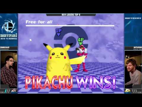 Smash ‘N’ Splash 3 - N64 Top 8 - Losers Top 8 - Combo Blaze vs. Battlecow