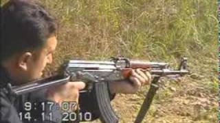 preview picture of video 'AK 47 and M16 Firing at Swabi by Asghar (2)'