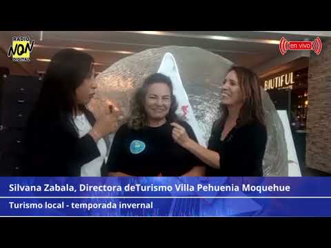 Silvana Zabala y Lautaro Zúñiga operadores turísticos de Villa Pehuenia Moquehue y Caviahue-Copahue
