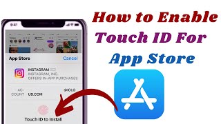 How to use Touch ID for App Store on iPhone