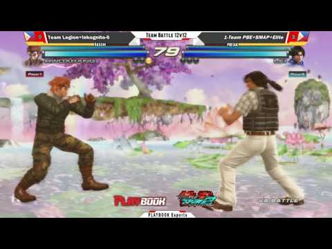 [ PlayBookTV Tekken Tag 2 Tournament 8.14.16 ] Team Legion+Inkognito VS Team PBE+SMAP+ELITE Part 2