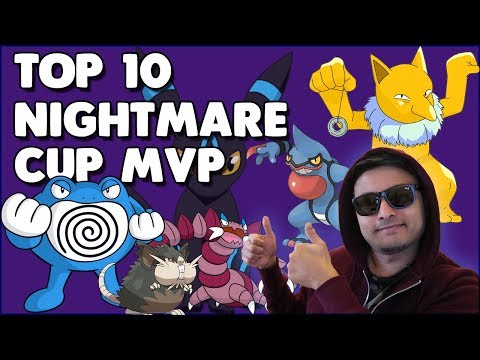 SECRET TOP 10 POKEMON FOR YOU-  NIGHTMARE CUP - SECRET OF LOW KEY MVP POKEMONS