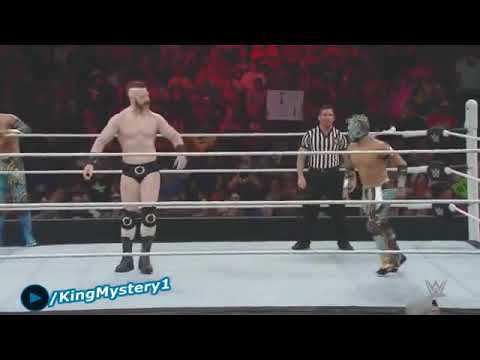 WWE NEW 2019 SMART DONW The lucha dragon Vs sheamus and king barett