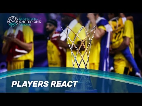 Players react to the Basketball Champions League