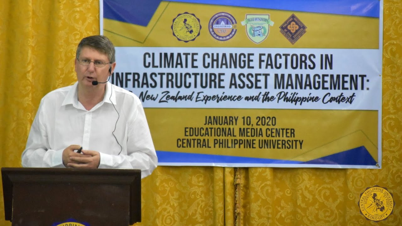 Climate Change Factors in Infrastructure Asset Management Lecture by Ross Waugh (Part 1)