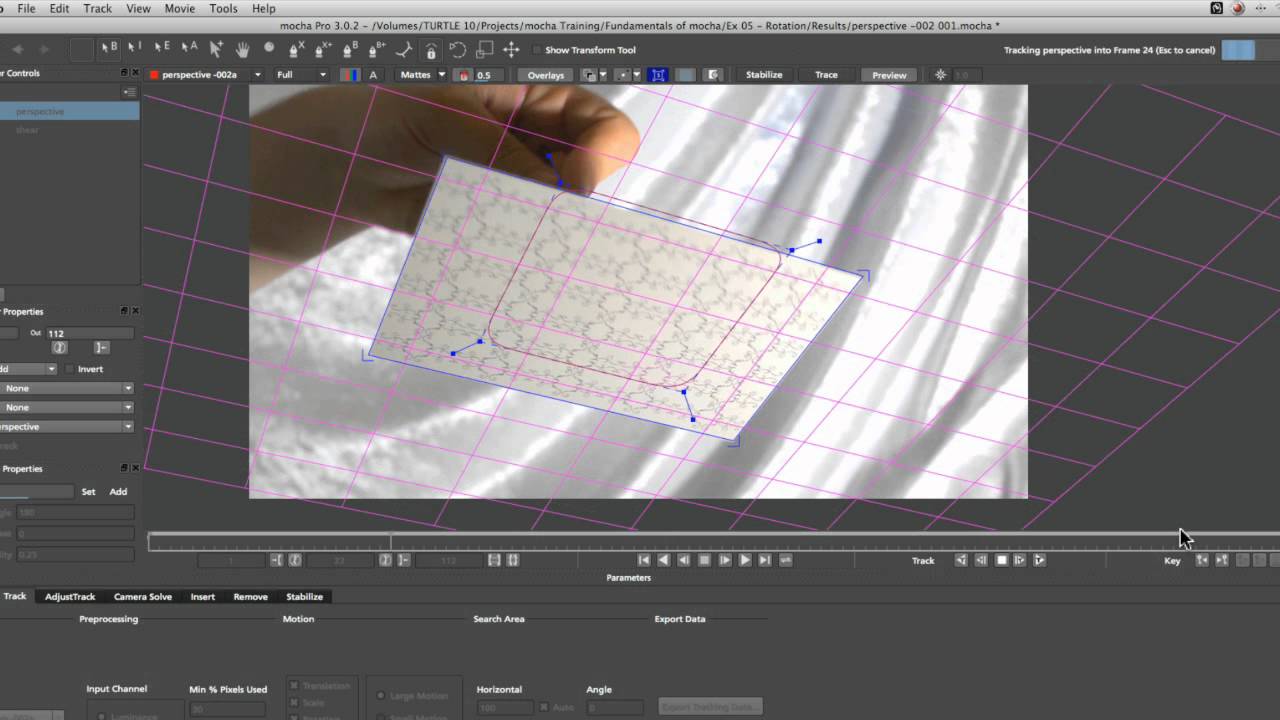Mocha Fundamentals Chapter 6: Shear and Perspective