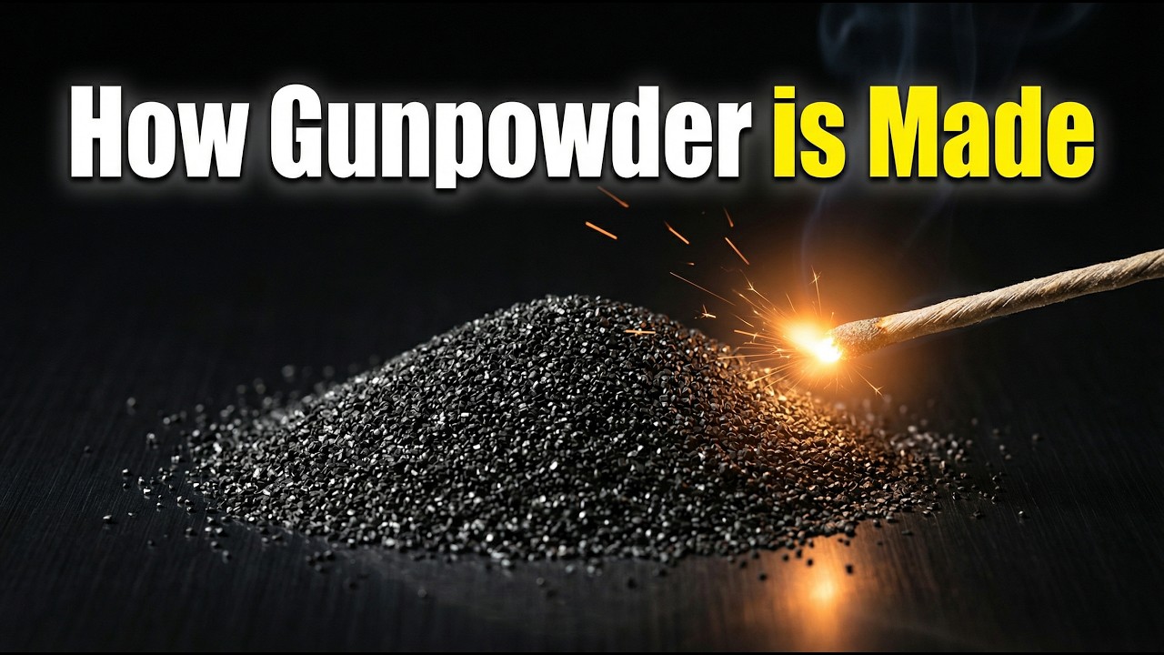 How Gunpowder Is Made (History, Science and Explainer Video)