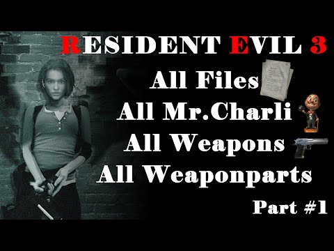 Resident Evil 3 Alle Akten / Mr. Charlie / Waffen / Waffenteile #1