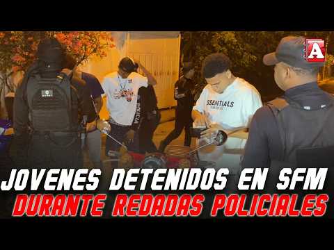Police raided neighborhoods in San Francisco de Macorís: many arrested