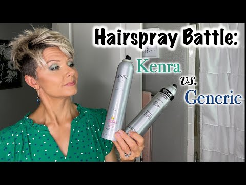 Hairspray Battle: Kenra vs Generic