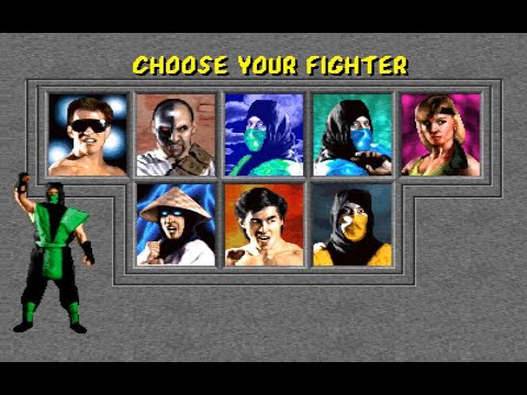 Mortal Kombat Komplete ( Mortal Kombat 1 ) REPTILE Gameplay Playthrough