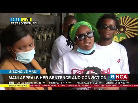 Mani appeals her sentence and conviction