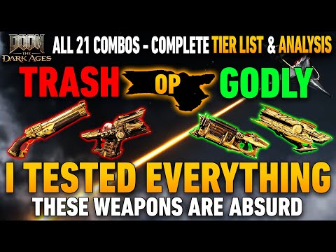 The ONLY Dark Ages Weapon Analysis & Tier List You Need | All Weapon & Upgrade Combos Ranked | Doom