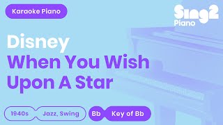 When You Wish Upon A Star (Karaoke Piano)
