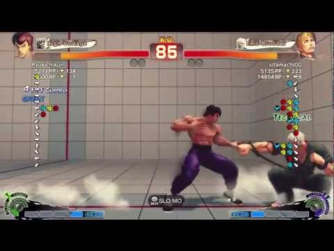 Super Street Fighter IV AE2012 - sitamachi00 (Cody) Vs Ryukichikun (Fei Long)
