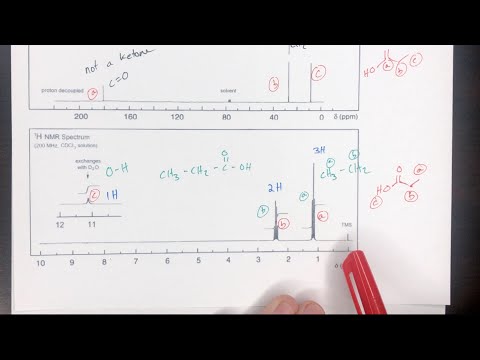 Structure Determination from Spectra (1) (H NMR, C NMR, IR) [Ketone, Ester, Carboxylic Acid]