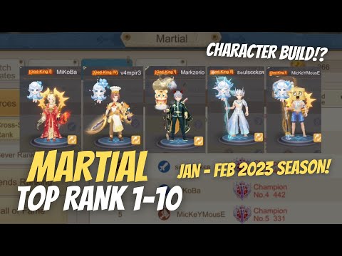 Top Rank 1-10 on Martial (Jan - Feb 2023) Review!! - Cloud Song