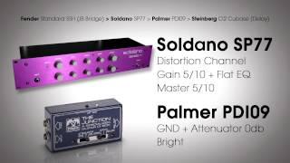 Video thumbnail for Soldano SP77 Series II 2 + Palmer PDI 09 + Fender Standard SSH JB by Riccardo Di Paolo