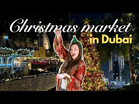 Dubai Christmas Market Vlog ✨ Life Outside Emirates Flights
