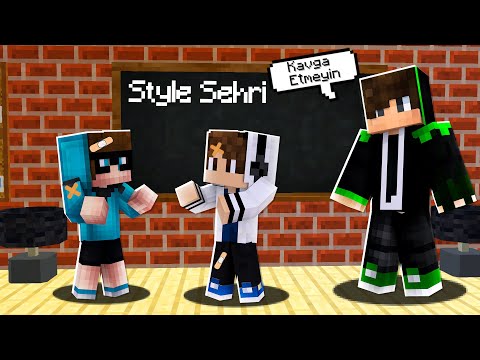 EFE OKULDA KAVGA ETTİ KAAN STYLE ÇILDIRDI 😱 -Minecraft