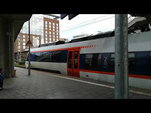 Talent2 Ein- und ETR-Ausfahrt in Freiburg Hauptbahnhof