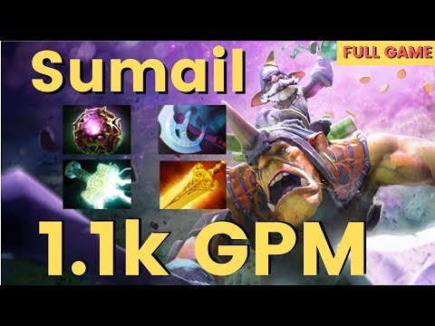 ANOTHER DAY IN SUMAIL'S OFFICE! 1.1k GPM ALCHEMIST! DOTA 2
