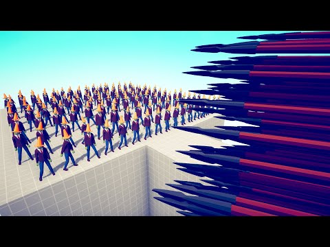 100x CONE ZOMBIES vs GODS - Totally Accurate Battle Simulator TABS