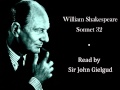Sonnet 32 by William Shakespeare - Read by John ...