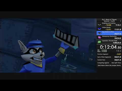 Sly 2: Band of Thieves Episode 1 Any% | 38:58