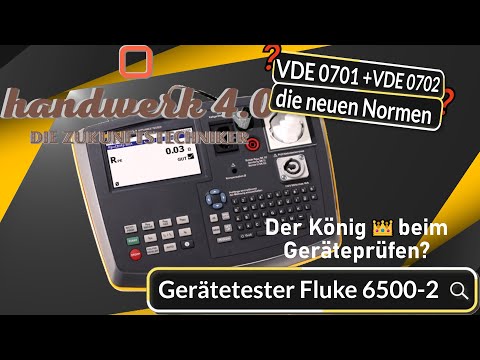Fluke 6500-2 Device Tester Introduction: SKI & II, VDE0701+ VDE0702 + DGUV3 Testing with the King?