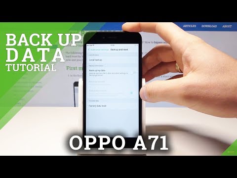 How to Backup Data in OPPO A71 - Create Google Backup Account
