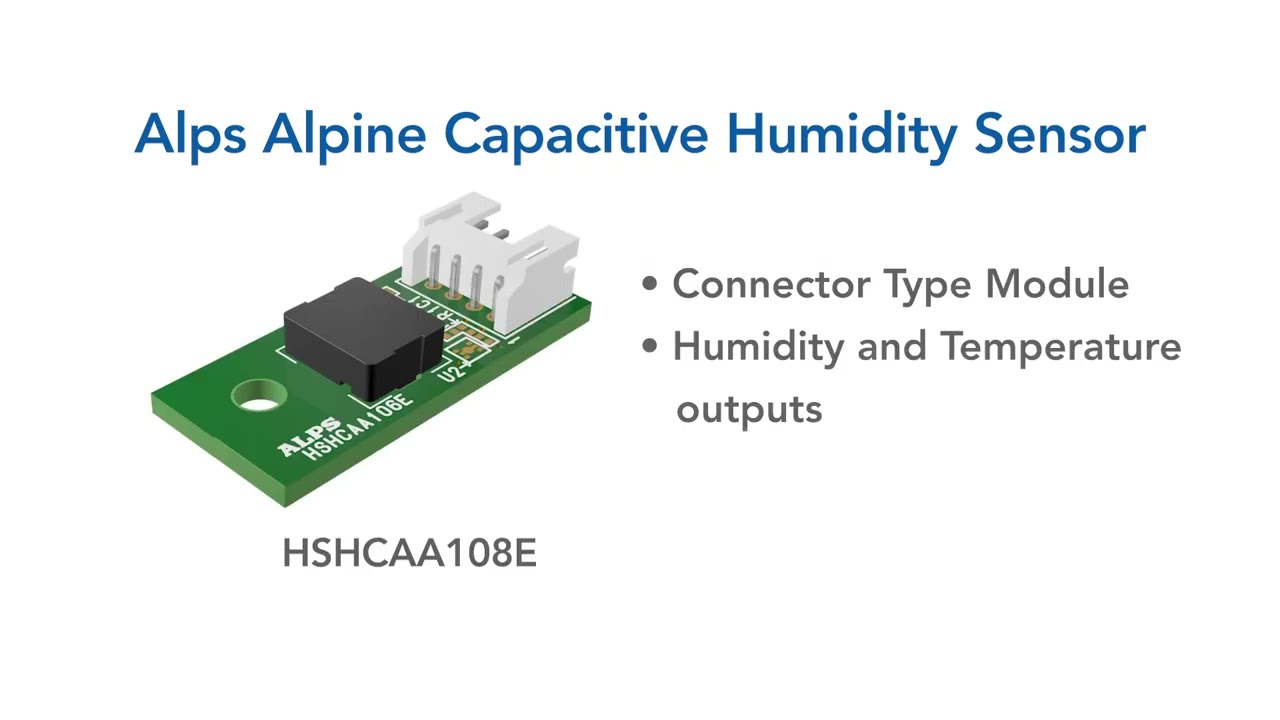 Capacitive humidity sensor alps alpine