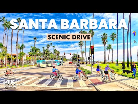 Santa Barbara to Malibu Scenic Drive US Pacific Coast Highway 1 | California Coastal Drive 4K