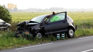 Auto geramd op N201 Vinkeveen