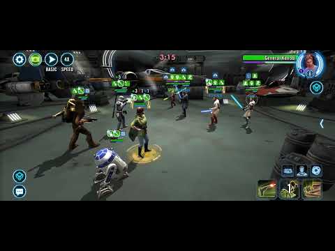 SWGOH new GL Leia Organa (no ultimate) with rebels Vs GL Jedi Master Kenobi (JMK) squad (1 oct '23)