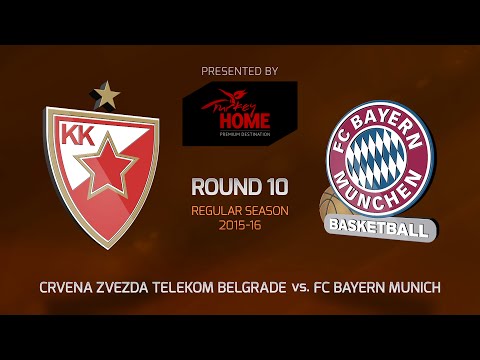 Highlights: RS Round 10, Crvena Zvezda 85-76 FC Bayern Munich