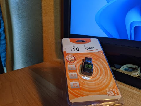 無線LanアダプターDual Band USB Adapterの開封と無線Lanアダプターをパソコンに接続設定とスピードテストしてみた。 2025/10/06