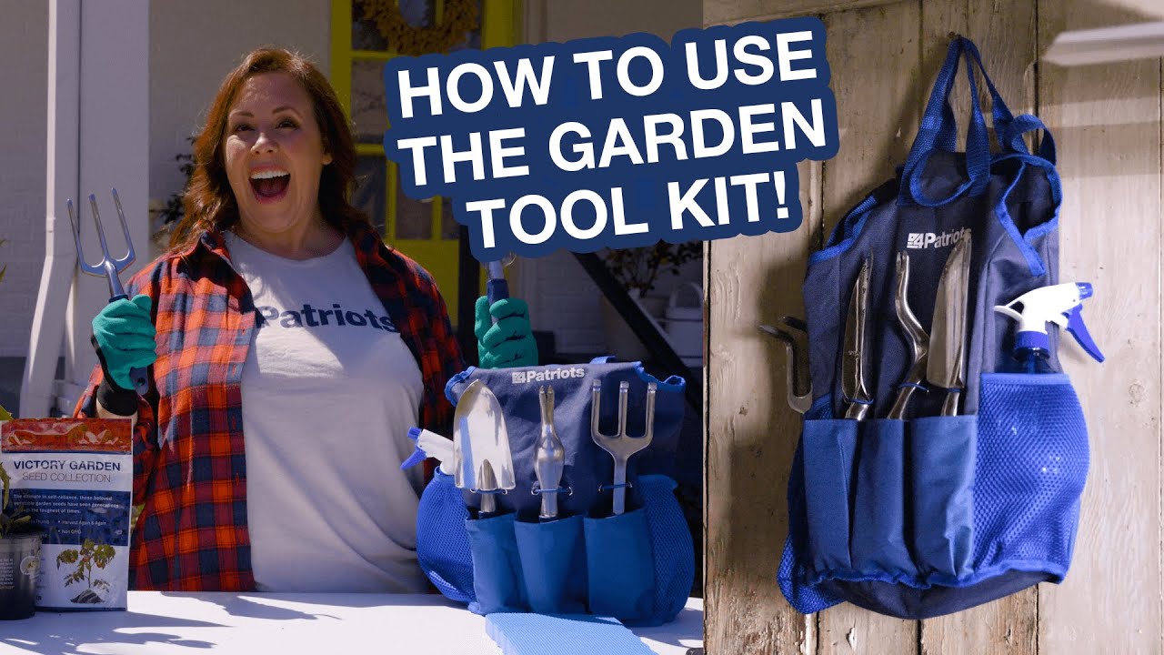 How to use the garden tool kit.