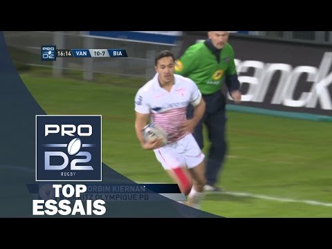 TOP Essais de la J17 – PRO D2 – Saison 2016-2017