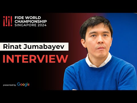 Interview with Rinat Jumabayev | FIDE World Championship, presented by Google