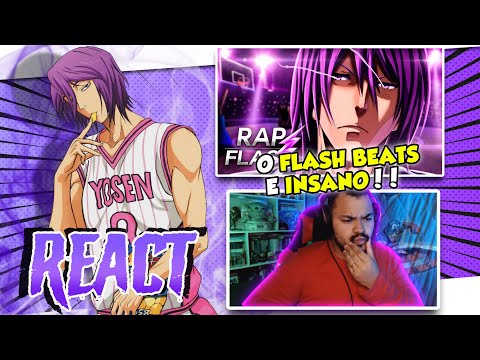 REACT - Rap do Murasakibara 2 (KNB) - A GRANDE MURALHA // Flash Beats (Prod.Riick Palmieri)