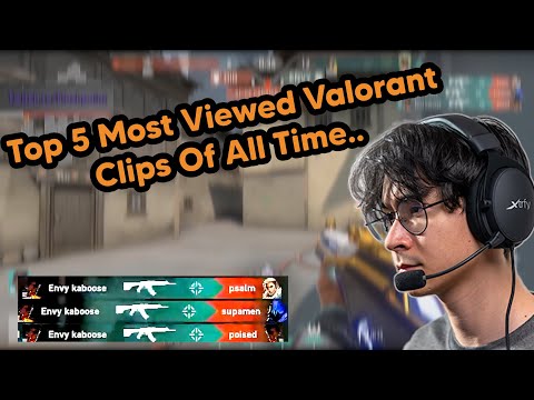 Top 5 Most Viewed Valorant Plays (On My Channel)