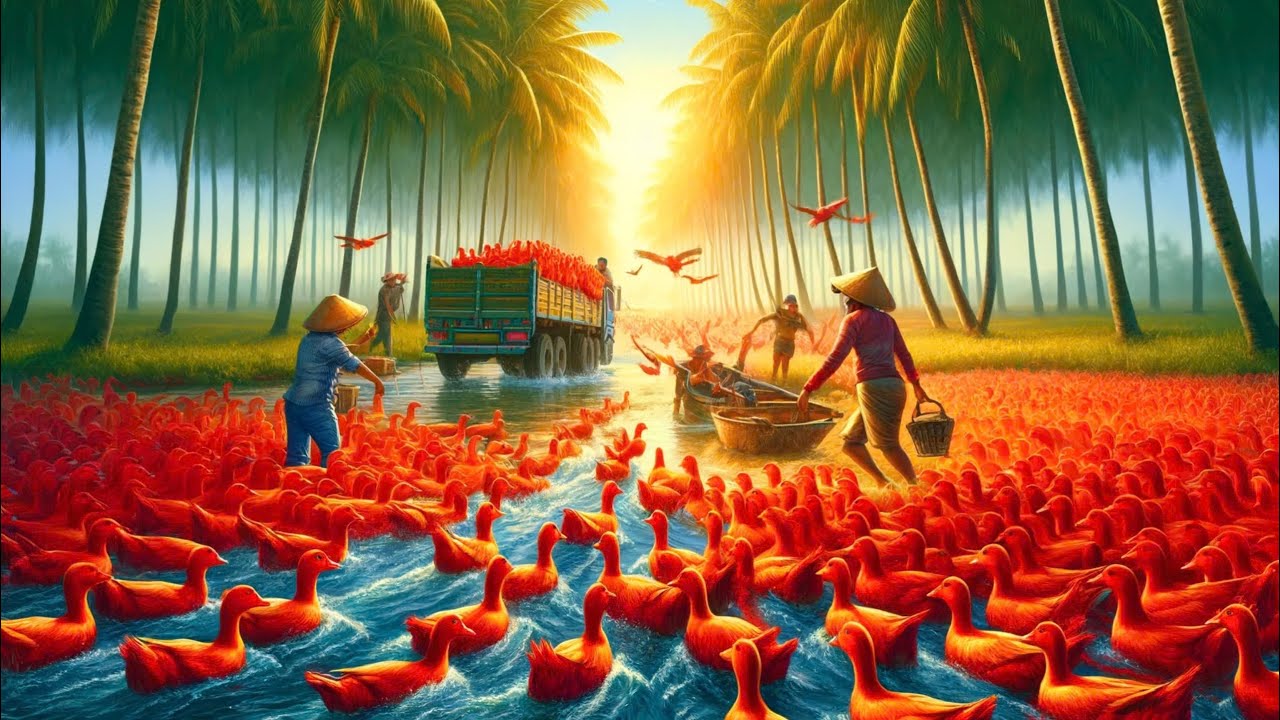 Full Video 3 Days " Secrets to Large-Scale Duck Farming for Eggs & Meat | Expert Farm Techniques