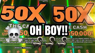 🦨🦨Oh Boy! 2X $5 AZ LOTTO TICKETS 50X scratchers🦨🦨🦨