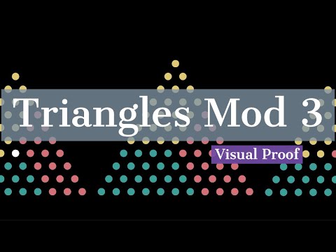 Triangular Numbers Modulo 3 (visual proof)