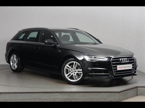FH18ULX AUDI A6 AVANT TDI ULTRA S LINE BLACK 2018, Nottingham Audi