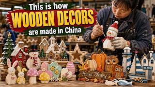 How Your Premium Looking Wooden Seasonal Decors are Made at Bonny Bay Decor!